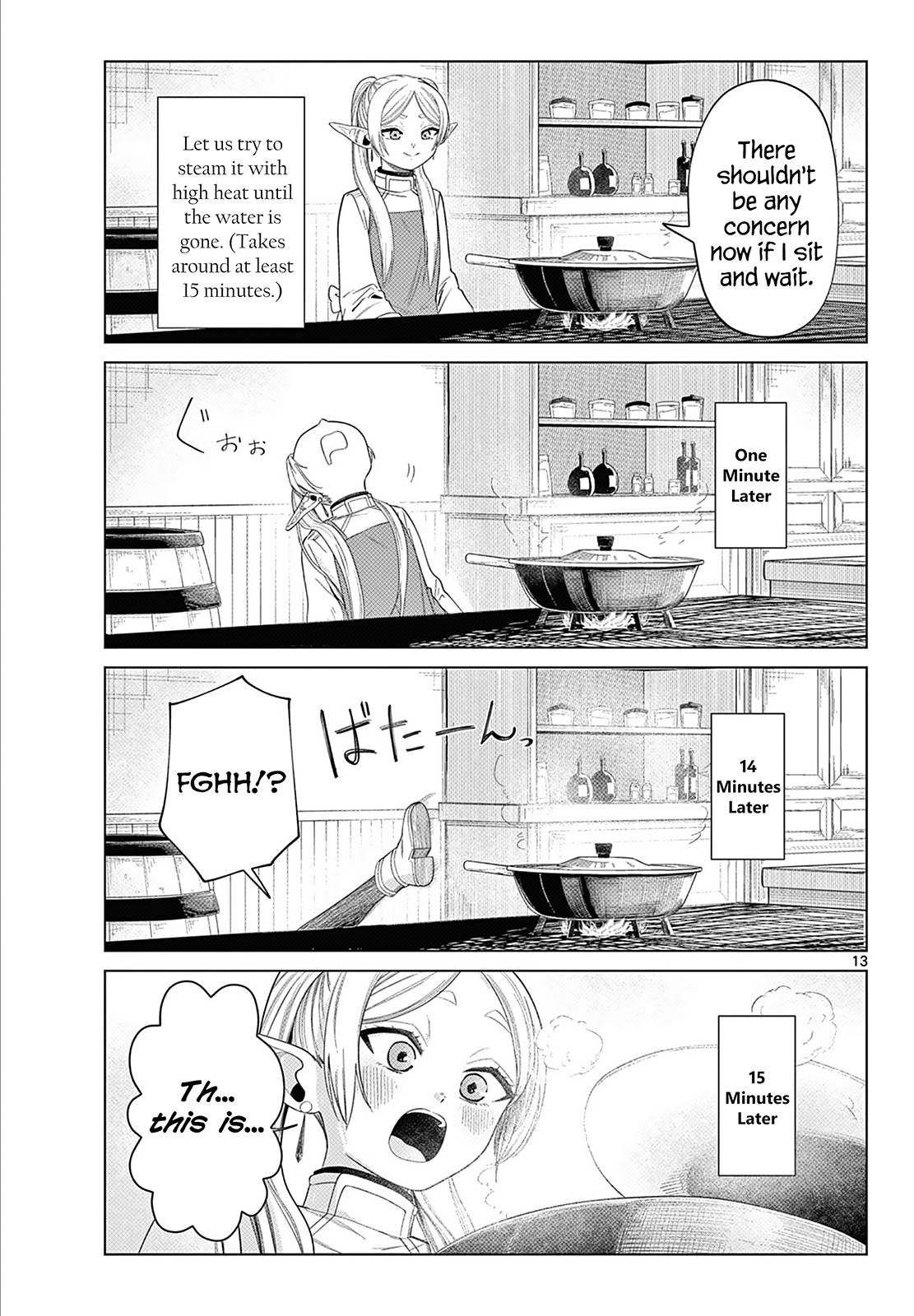 Frieren: Beyond Journey's End Manga Chapter 110.1 page 13 - Frieren at the Kitchen