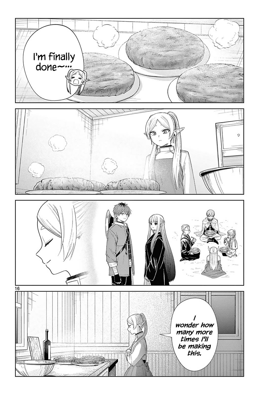 Frieren: Beyond Journey's End Manga Chapter 110.1 page 16 - Frieren at the Kitchen