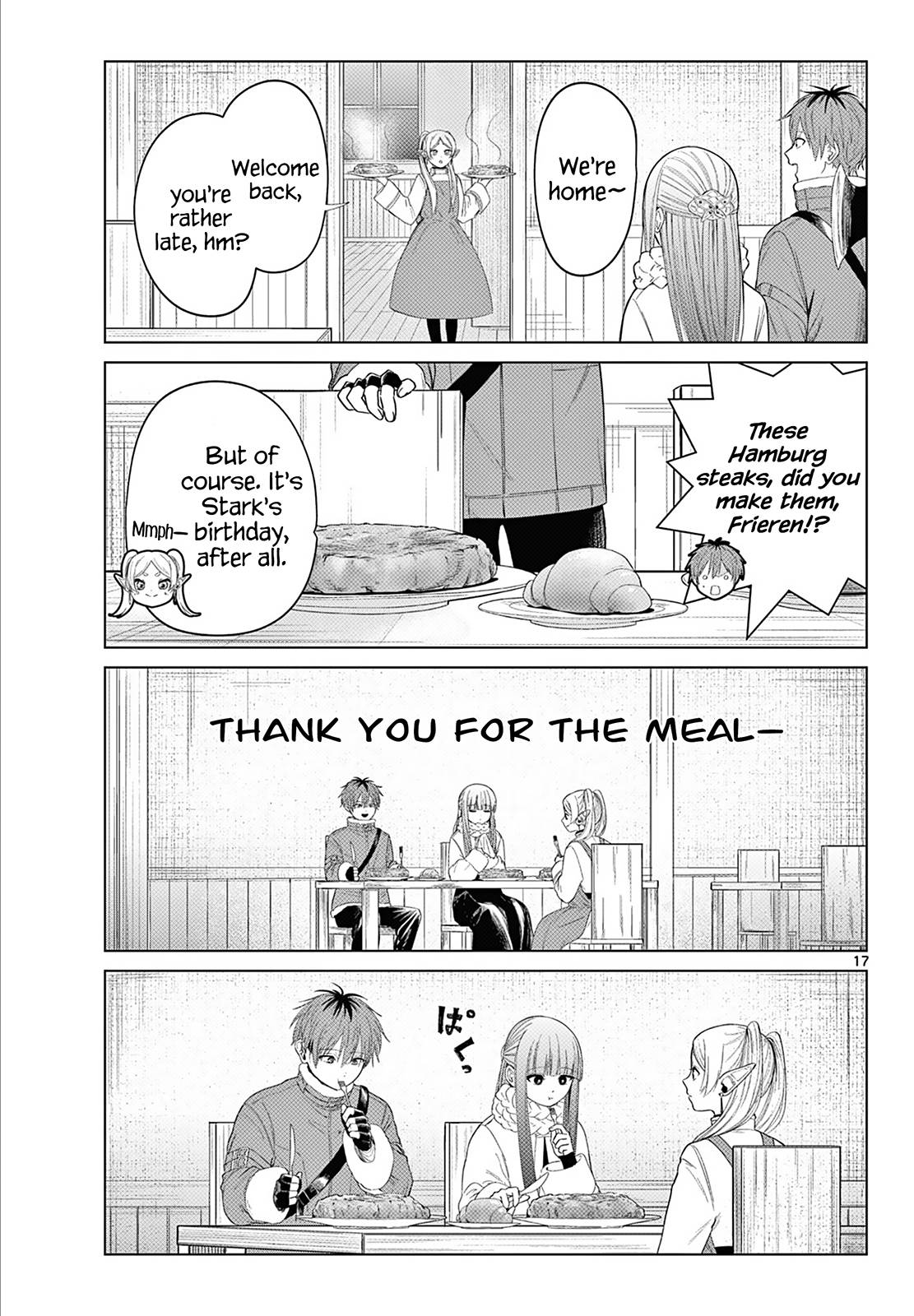 Frieren: Beyond Journey's End Manga Chapter 110.1 page 17 - Frieren at the Kitchen