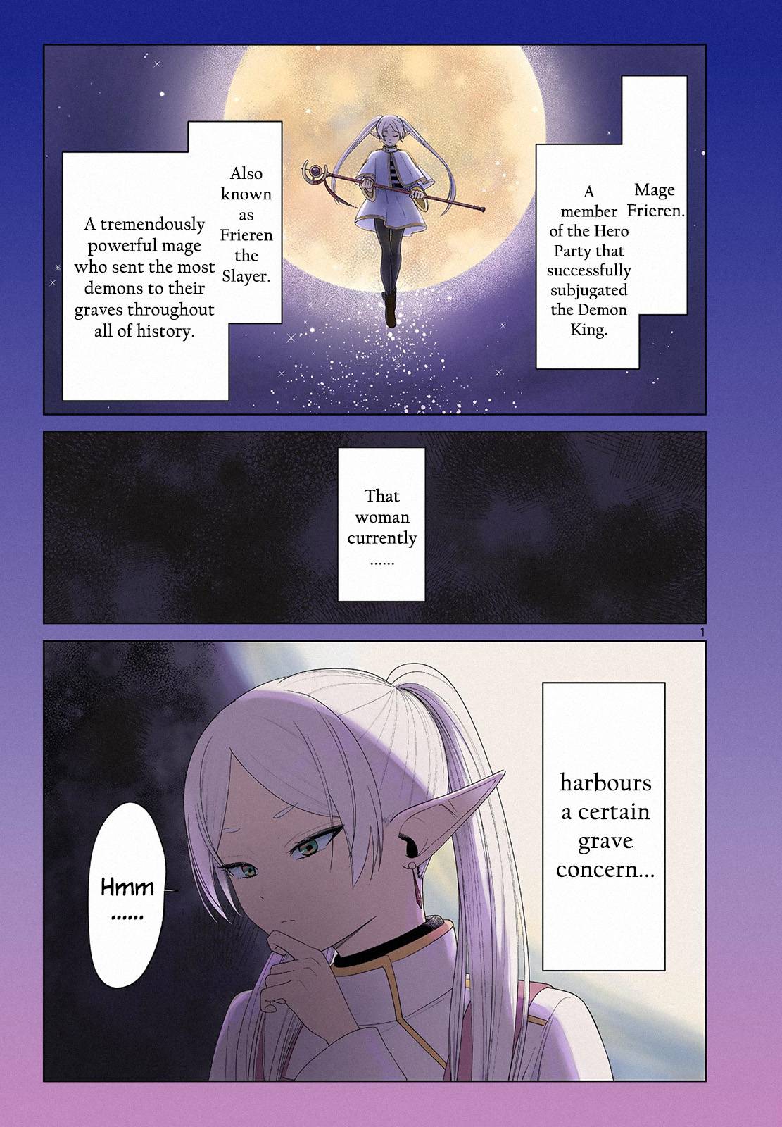 Frieren: Beyond Journey's End Manga Chapter 110.1 page 2 - Frieren at the Kitchen