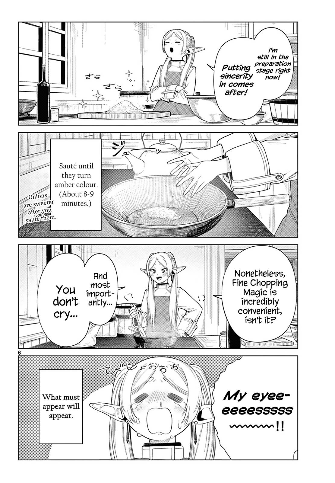 Frieren: Beyond Journey's End Manga Chapter 110.1 page 7 - Frieren at the Kitchen