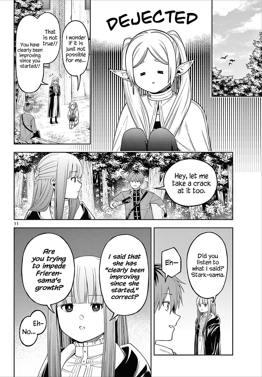 Frieren: Beyond Journey's End Manga Chapter 110.3 page 11 - Frieren Wants to Learn About the Humans