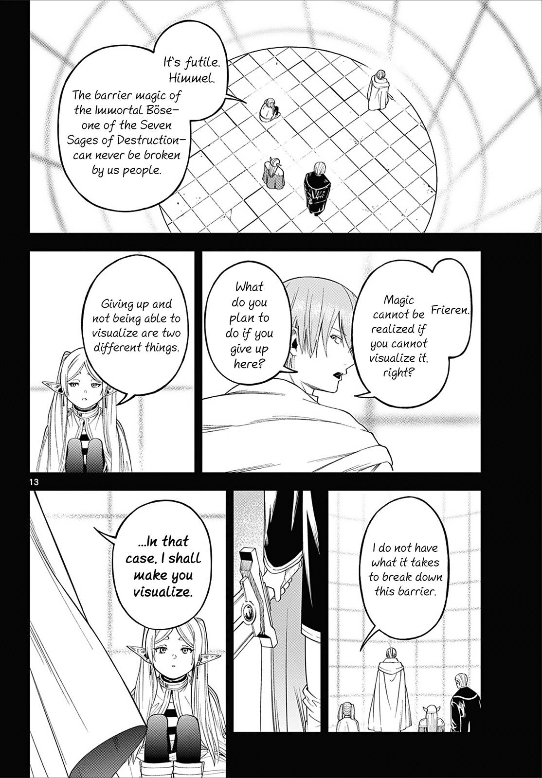 Frieren: Beyond Journey's End Manga Chapter 110.3 page 13 - Frieren Wants to Learn About the Humans