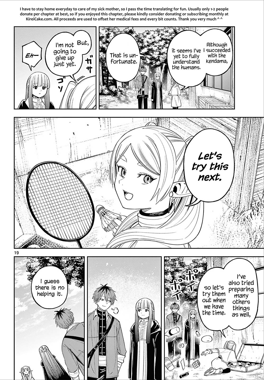 Frieren: Beyond Journey's End Manga Chapter 110.3 page 19 - Frieren Wants to Learn About the Humans