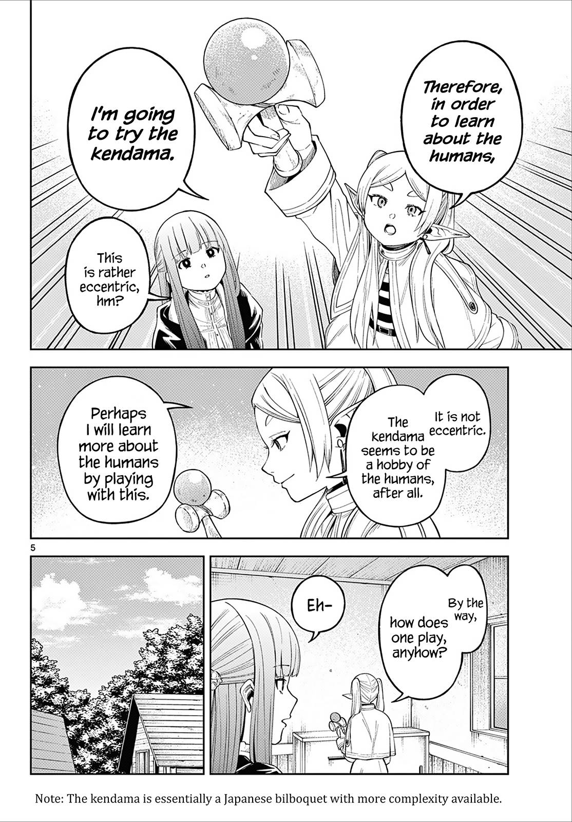 Frieren: Beyond Journey's End Manga Chapter 110.3 page 5 - Frieren Wants to Learn About the Humans