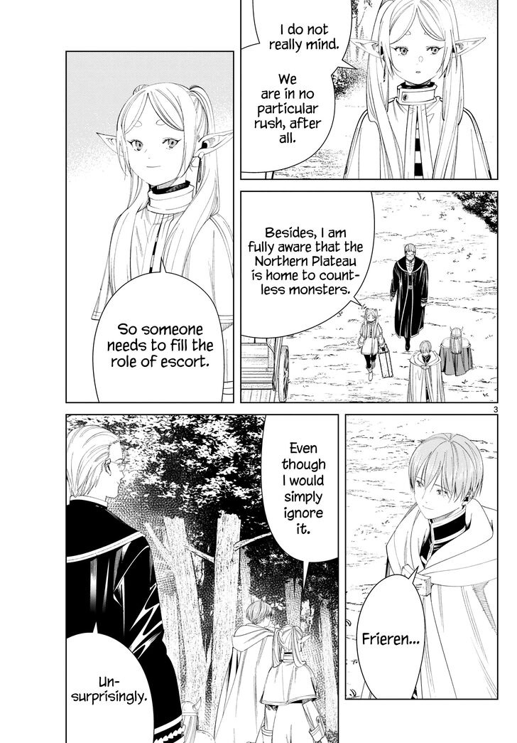 Frieren: Beyond Journey's End Manga Chapter 111 page 3 - Escort Mission