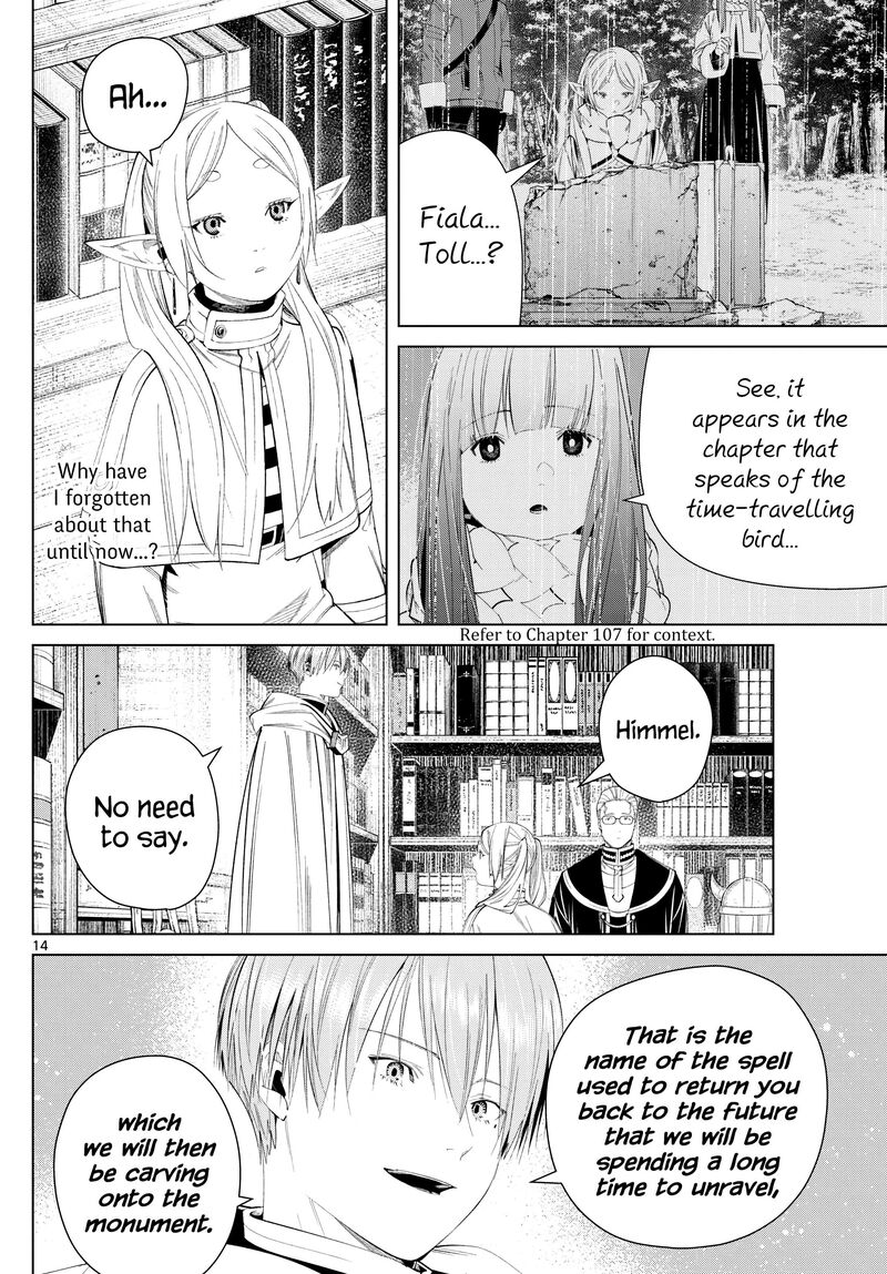 Frieren: Beyond Journey's End Manga Chapter 116 page 14 - Spell to Return
