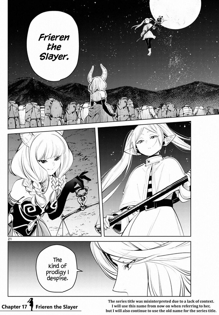 Frieren: Beyond Journey's End Manga Chapter 17 page 21 - Frieren the Slayer