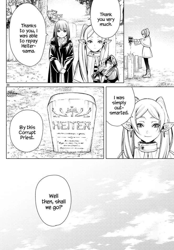 Frieren: Beyond Journey's End Manga Chapter 2 page 34 - The Priest's Lie