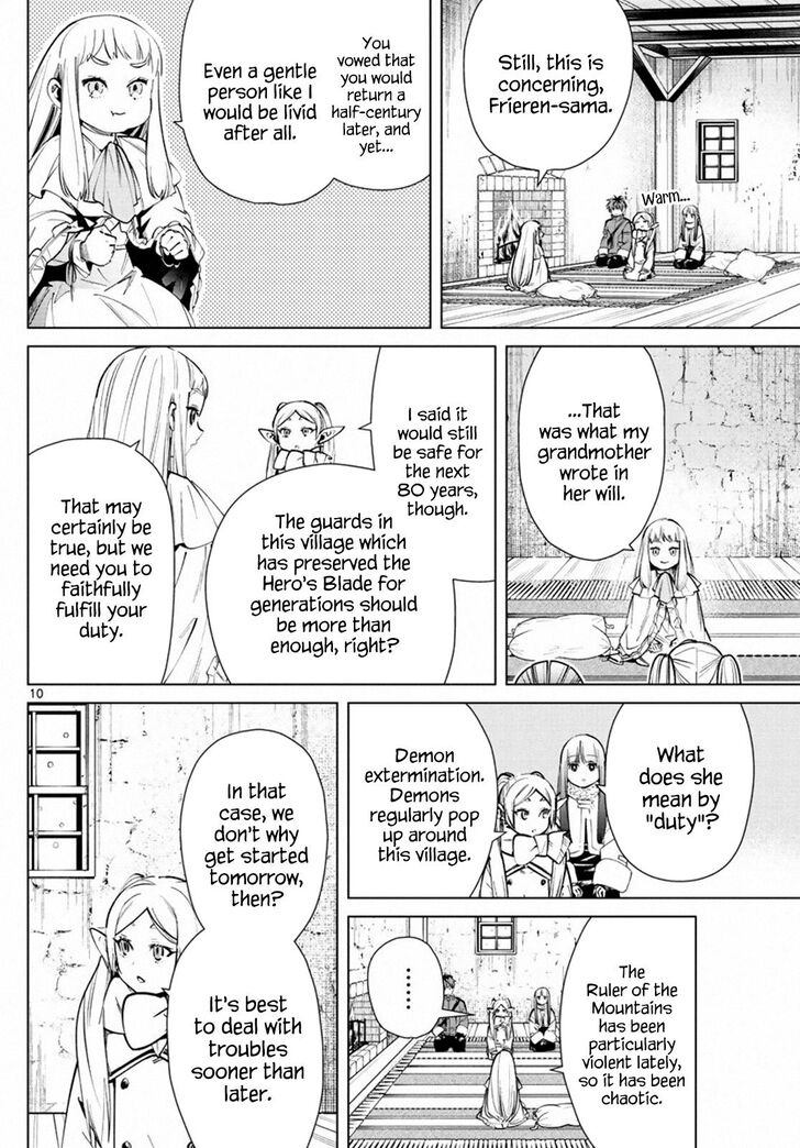 Frieren: Beyond Journey's End Manga Chapter 25 page 10 - The Village of the Sword