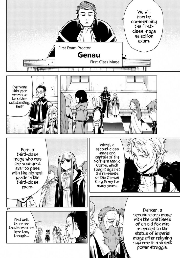 Frieren: Beyond Journey's End Manga Chapter 37 page 17 - The First-Class Exam