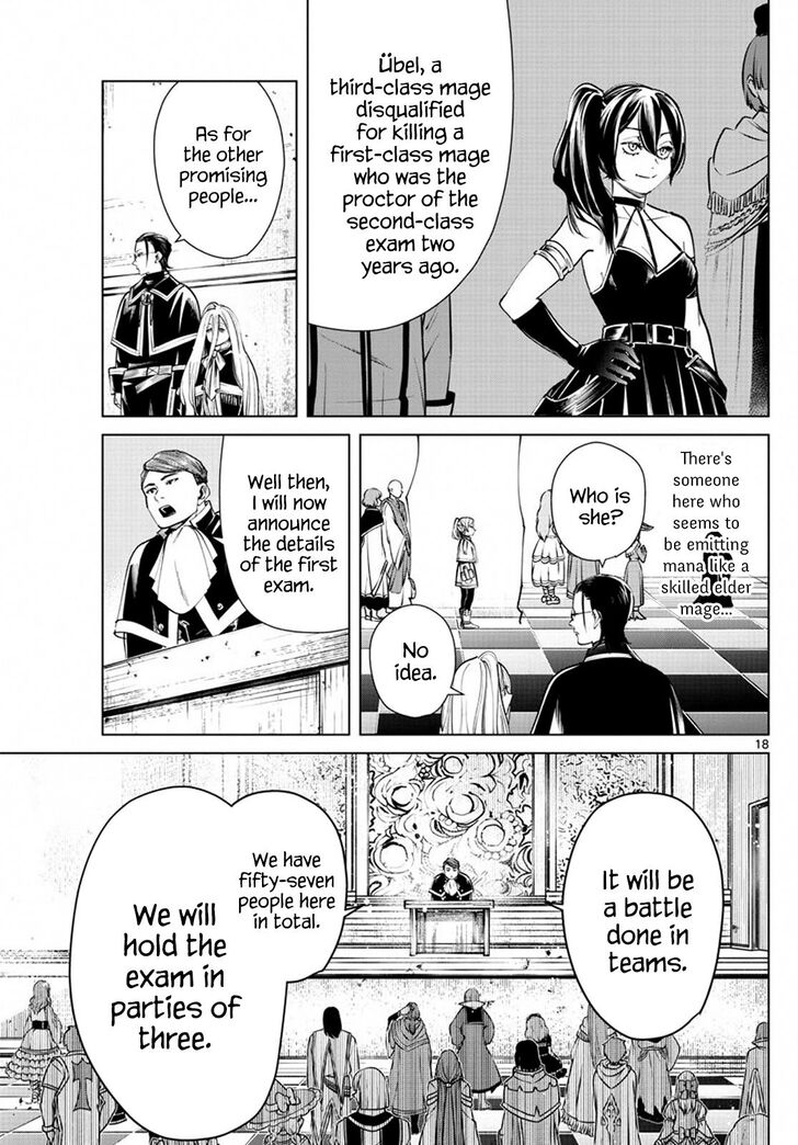 Frieren: Beyond Journey's End Manga Chapter 37 page 18 - The First-Class Exam