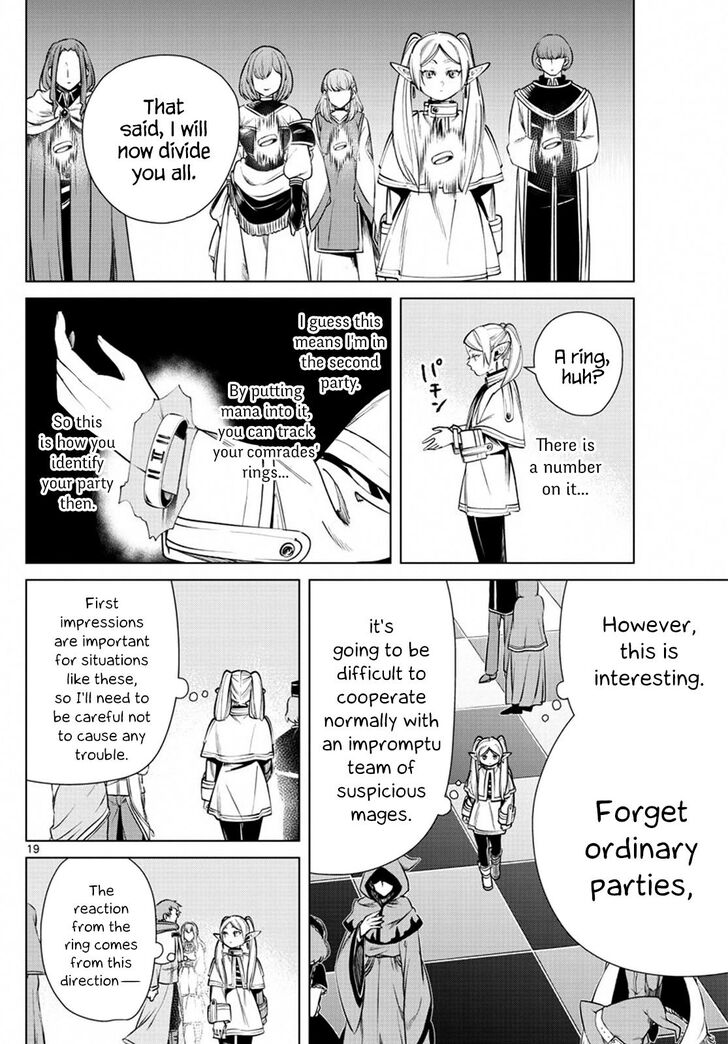 Frieren: Beyond Journey's End Manga Chapter 37 page 19 - The First-Class Exam