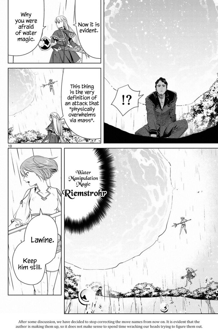 Frieren: Beyond Journey's End Manga Chapter 45 page 9 - Water-Manipulation Magic