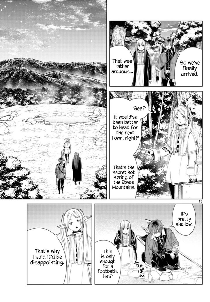 Frieren: Beyond Journey's End Manga Chapter 65 page 15 - The Secret Hot Spring of the Etwas Mountains