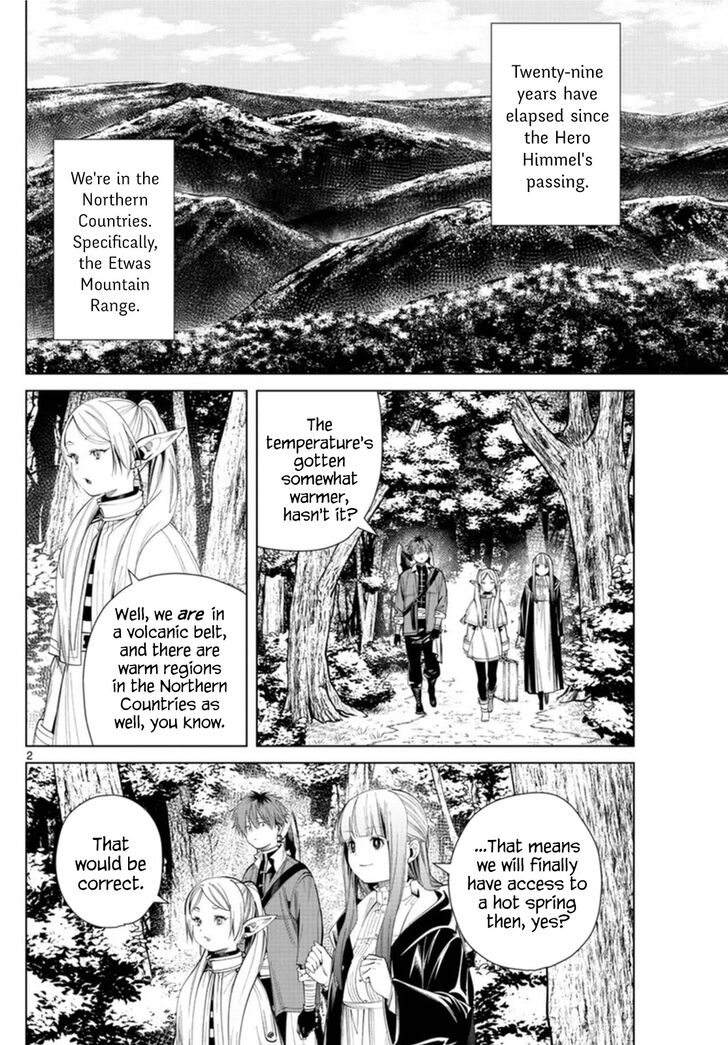 Frieren: Beyond Journey's End Manga Chapter 65 page 2 - The Secret Hot Spring of the Etwas Mountains