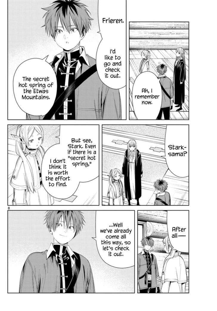 Frieren: Beyond Journey's End Manga Chapter 65 page 8 - The Secret Hot Spring of the Etwas Mountains