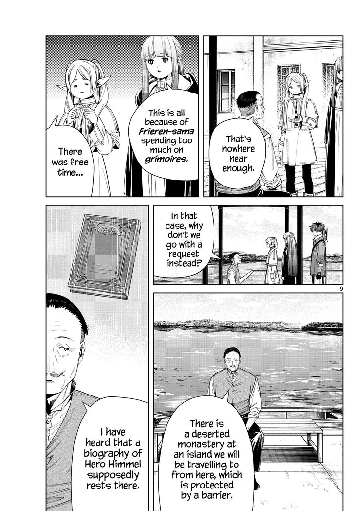 Frieren: Beyond Journey's End Manga Chapter 78 page 9 - Lake Korridor