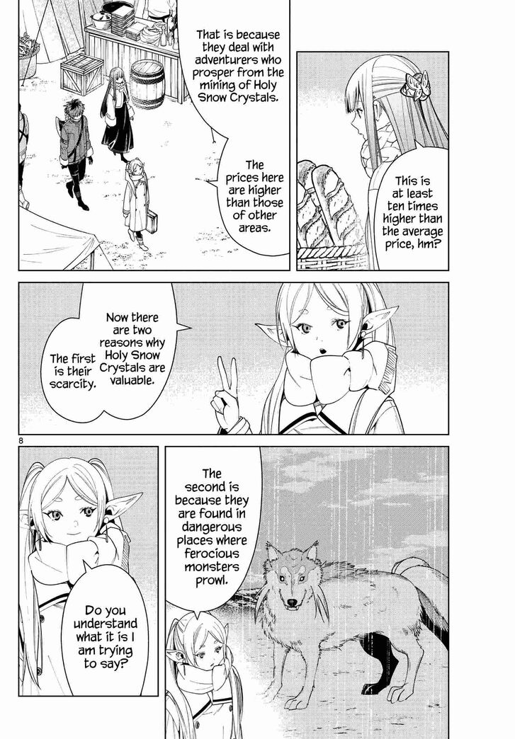 Frieren: Beyond Journey's End Manga Chapter 80 page 8 - Holy Snow Crystals