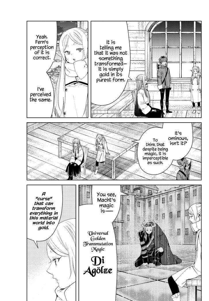 Frieren: Beyond Journey's End Manga Chapter 82 page 5 - Diagoldze—The Spell to Transmute All Creation into Gold