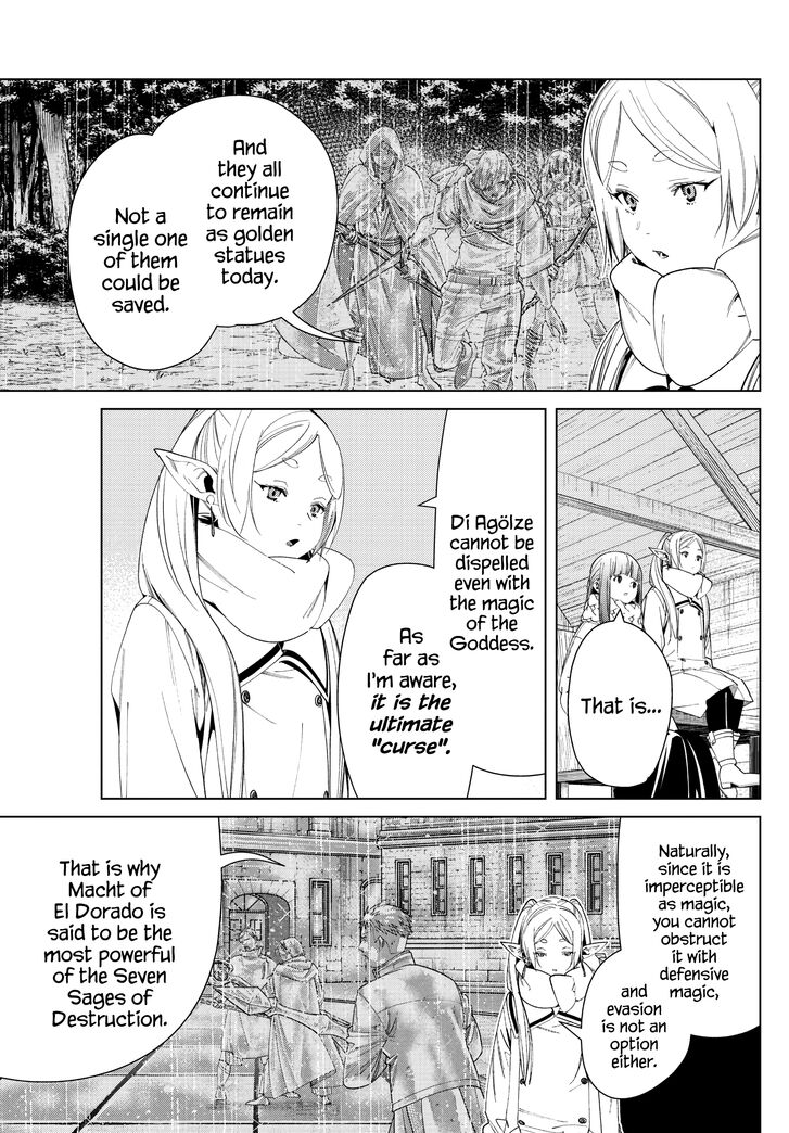 Frieren: Beyond Journey's End Manga Chapter 82 page 7 - Diagoldze—The Spell to Transmute All Creation into Gold